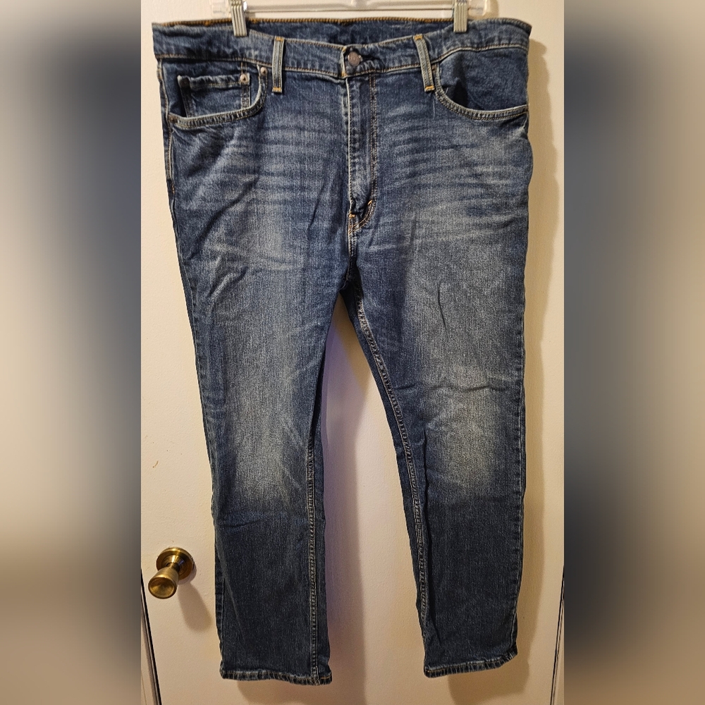 Levi's 513 Straight Blue Jeans Men's Size 38x30